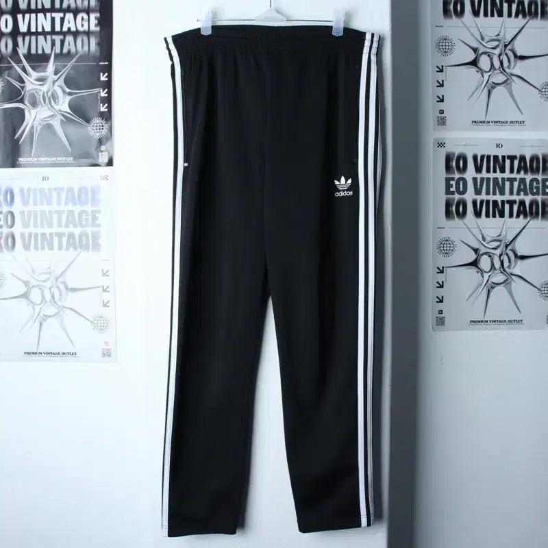 [BUNJANG] Adidas Firebird Track Pants Black - Size XL / (XL) 아디다스 트레이닝복 바지 파이어버드 블랙 삼선-261E