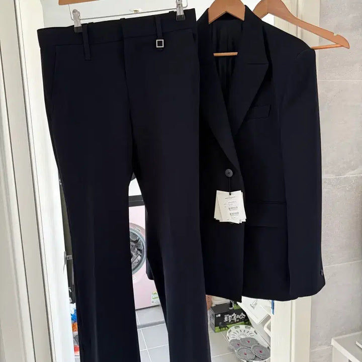 [BUNJANG] Wooyoungmi 23SS Navy Setup / 우영미 23SS 셋업 새상품 급매합니다