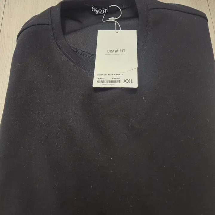 [BUNJANG] Drawfit Essential T-Shirt 2XL Black / 드로우핏 에센셜 반팔티(새상품, 2XL) 판매합니다.