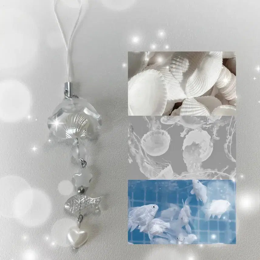 [BUNJANG] Ocean Beaded Keyring / 해양 비즈키링