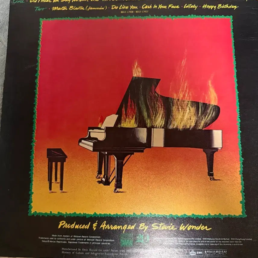 [BUNJANG] Stevie Wonder Hotter Than July LP Record / 스티브 원더 lp 판매합니다