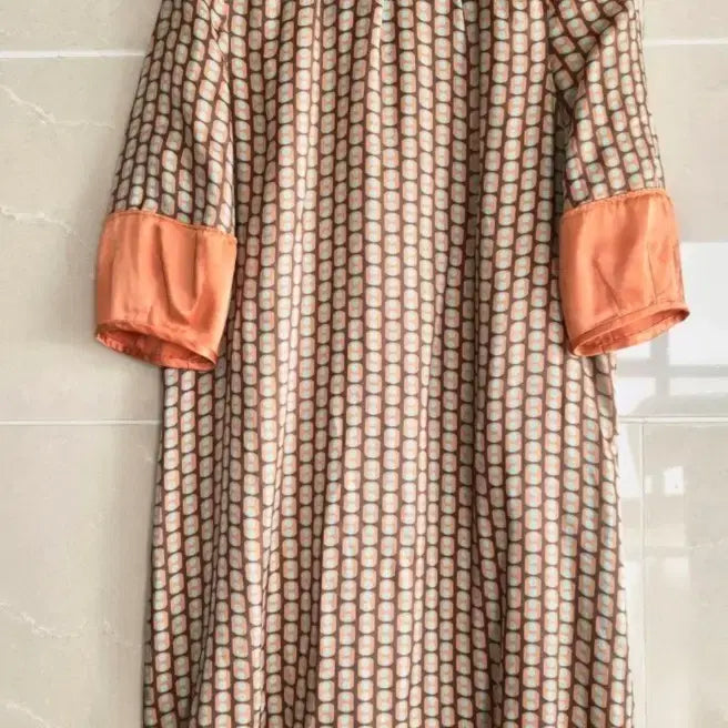 [BUNJANG] Shin Jang Kyung Patterned Dress / 신장경 원피스 55~66