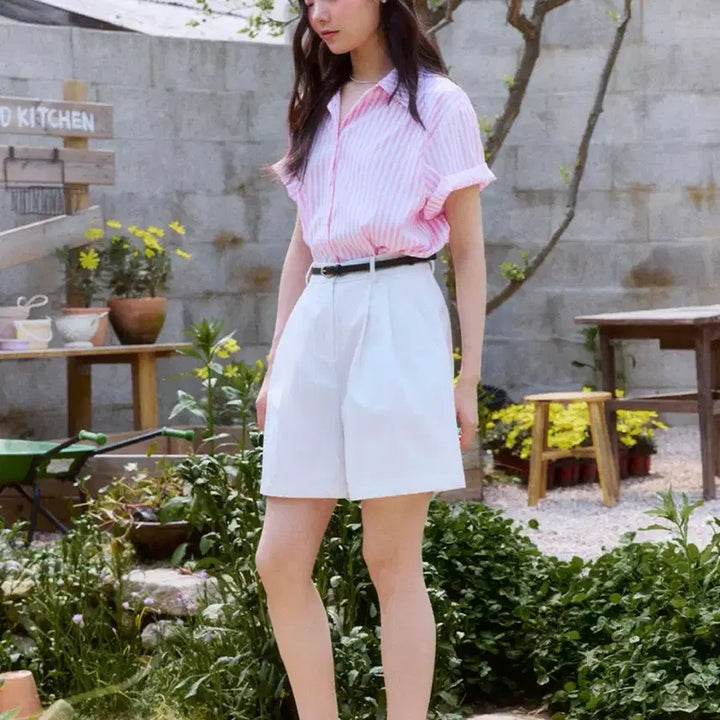 [BUNJANG] Your Name Here (YNH) Ciwon A-Line Shorts / 유어네임히얼 시원이 팬츠 유네미 여름 반바지 숏팬츠