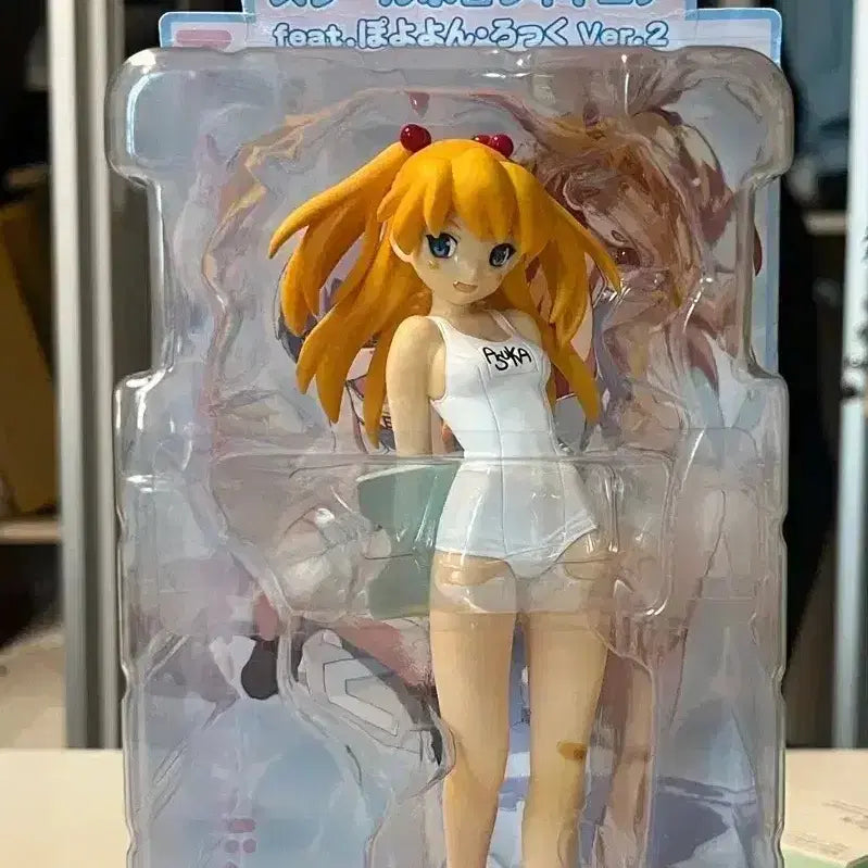 [BUNJANG] Evangelion Asuka School Swimsuit Classic Figure / 에반게리온 고전 아스카 스쿨 수영복 피규어 고전미소녀 미즈