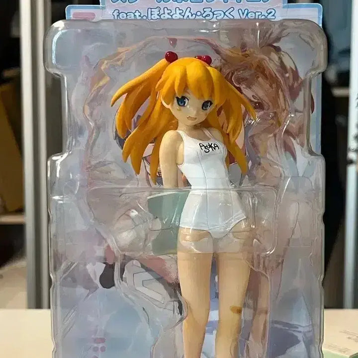 [BUNJANG] Evangelion Asuka School Swimsuit Classic Figure / 에반게리온 고전 아스카 스쿨 수영복 피규어 고전미소녀 미즈