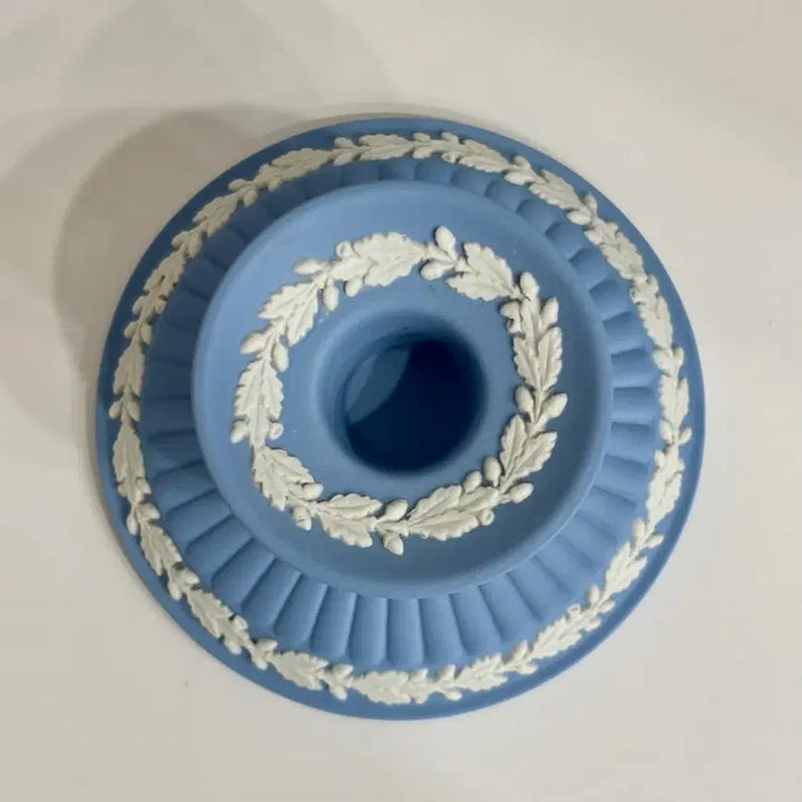 [BUNJANG] Wedgwood Jasperware Candle Holder Set (2) / [2개일괄]1960s 웨지우드 Wedgwood 제스퍼웨어 캔들홀더 촛대