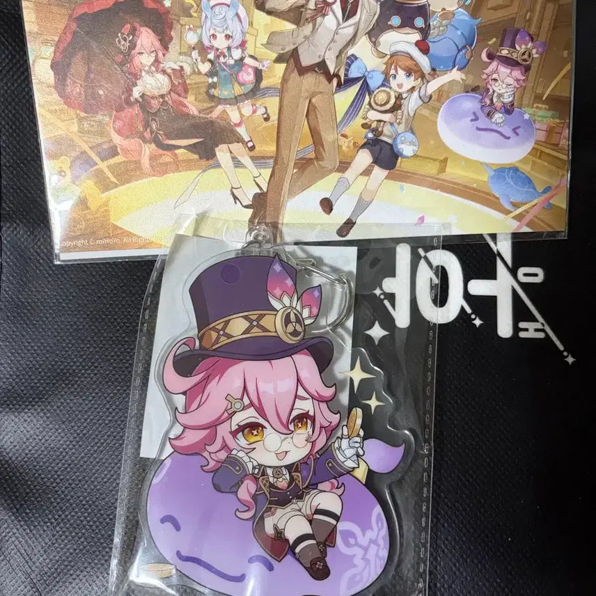[BUNJANG] Genshin Impact Taobao POB Acrylic Topper &amp; Postcard Set / 원신 타오바오 특전 아크릴토퍼&amp;엽서
