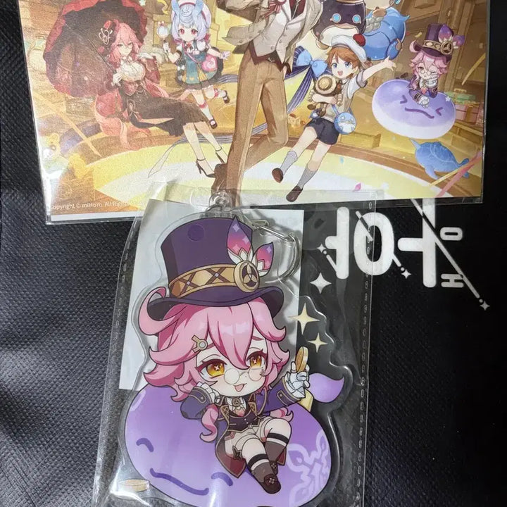 [BUNJANG] Genshin Impact Taobao POB Acrylic Topper &amp; Postcard Set / 원신 타오바오 특전 아크릴토퍼&amp;엽서