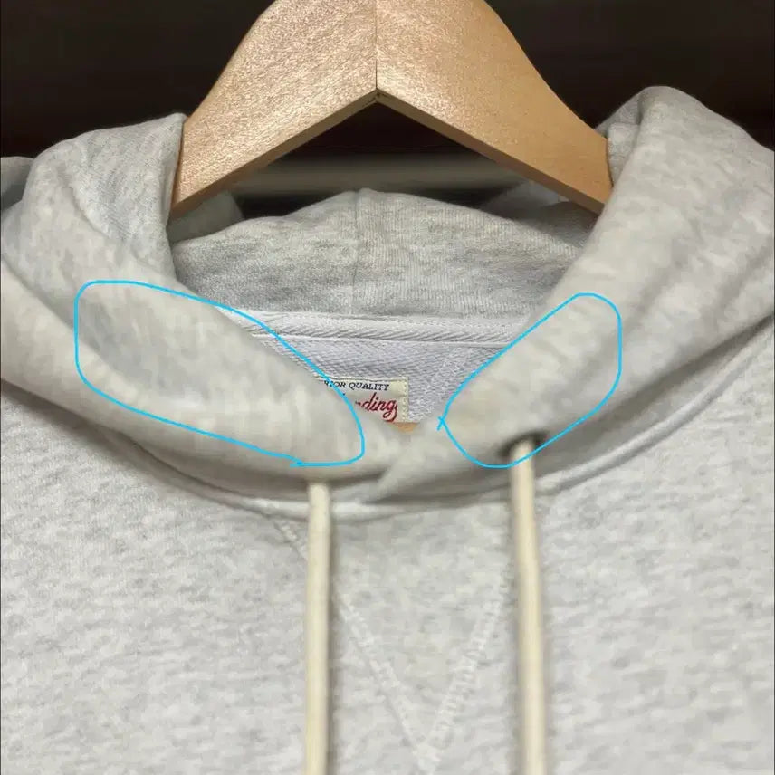 [BUNJANG] Outstanding Authentic Comfort Hoodie L / 아웃스탠딩 어센틱 컴포트 후드티 L