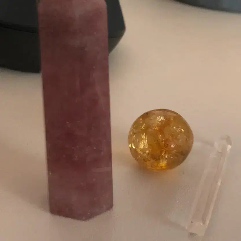 [BUNJANG] Amethyst, Citrine, and Quartz Crystal Cluster Set / 자수정/황수정/백수정 클러스터 세트(명상/장식용)