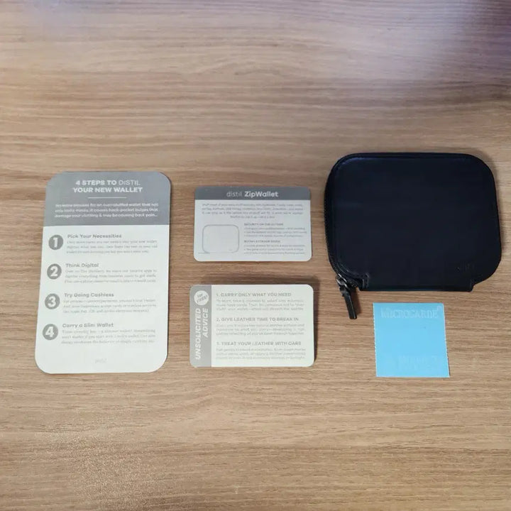 [BUNJANG] Distil Union ZipWallet Black Wallet / distil union 디스틸 유니온 집월렛 지갑 블랙