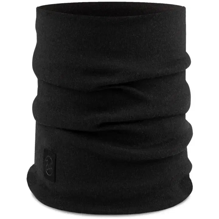 [BUNJANG] BUFF Merino Heavyweight Neck Warmer - Solid Black / BUFF 버프 메리노 헤비웨이트 넥워머 솔리드 블랙