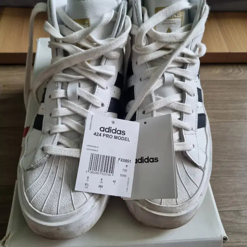 [BUNJANG] Adidas x 424 Pro Model High Top Sneakers / 아디다스 424 프로 모델 265