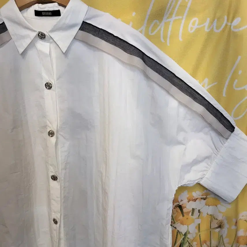 [BUNJANG] MELBON White See-through Shirt Jacket / MELBON 화이트 시스루 셔츠 자켓23년상품 F