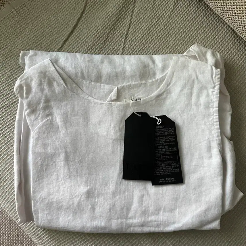 [BUNJANG] LAP White Linen Sleeveless Maxi Dress / 랩 lap 화이트 린넨 나시 민소매 롱원피스 셀프웨딩