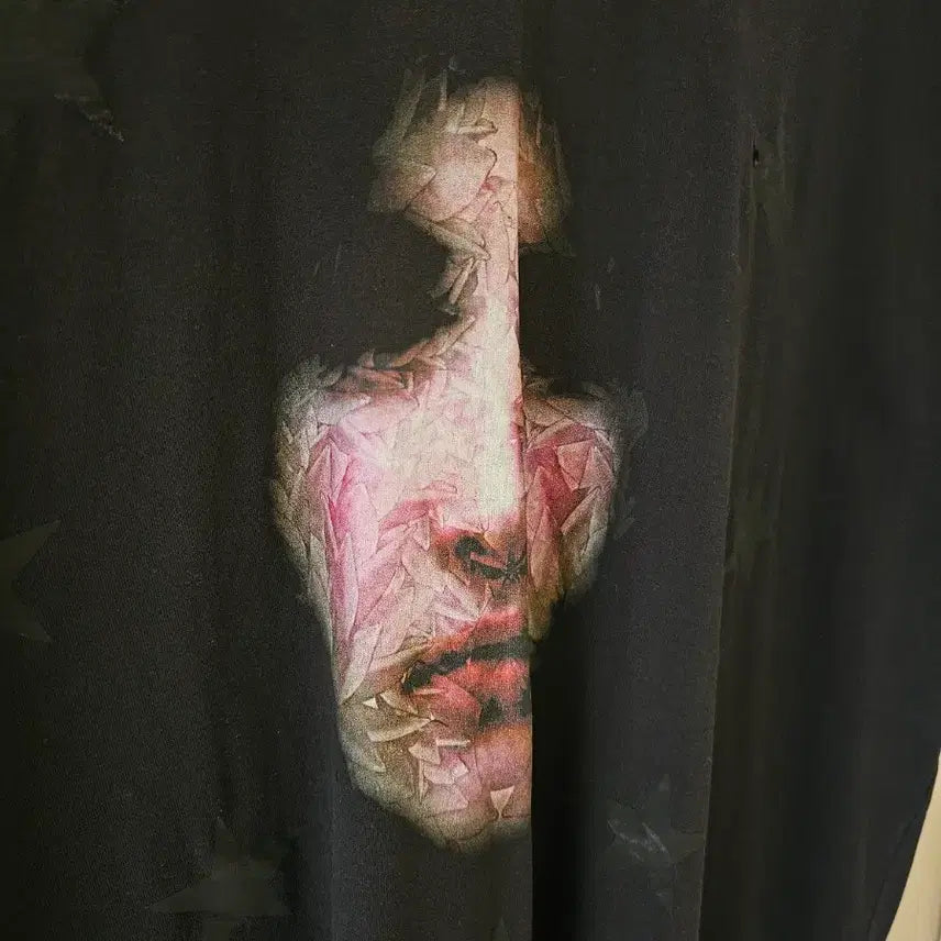 [BUNJANG] Givenchy Ghost Maria Oversized Fit T-Shirt / [정품] 지방시 고스트 마리아 오버사이즈핏 반팔 티셔츠