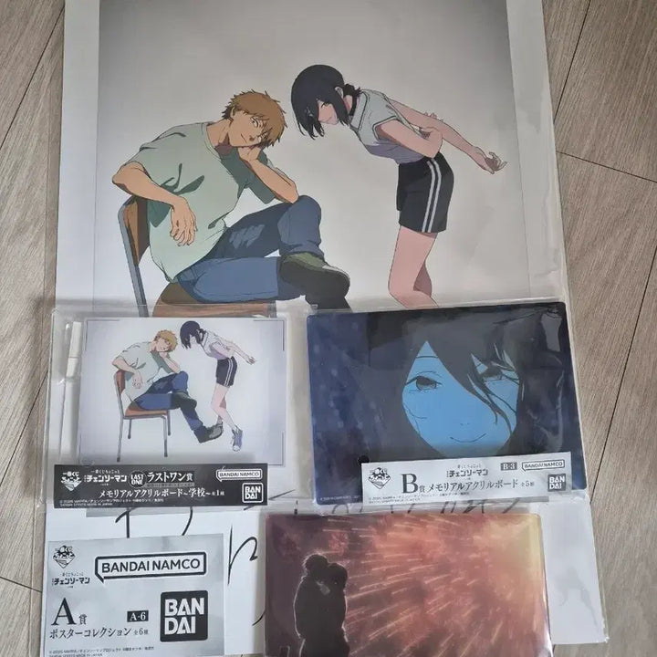 [BUNJANG] Chainsaw Man Ryukyu Last One Prize, A Prize Poster, B Prize Acrylic Board Bundle / 체인소맨 레제 미니쿠지 라스트원, a상 포스터, b상 아크릴 일괄
