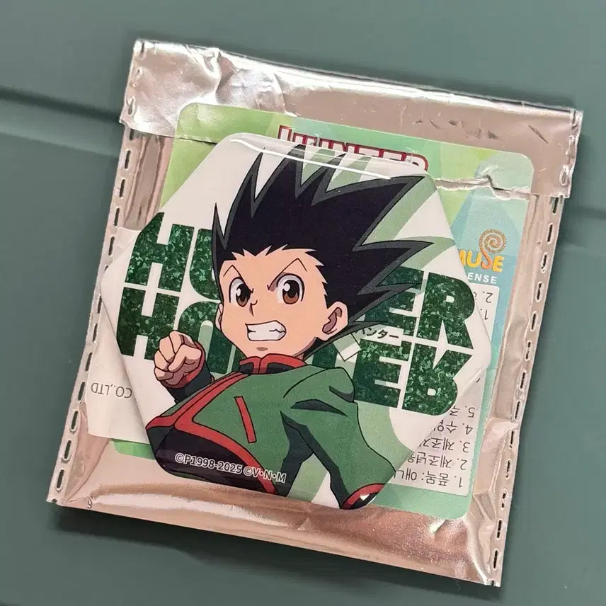[BUNJANG] Hunter x Hunter Gon Hexagonal Badge / 헌터헌터 헌헌 곤 육각 뱃지 캔뱃지 핀버튼
