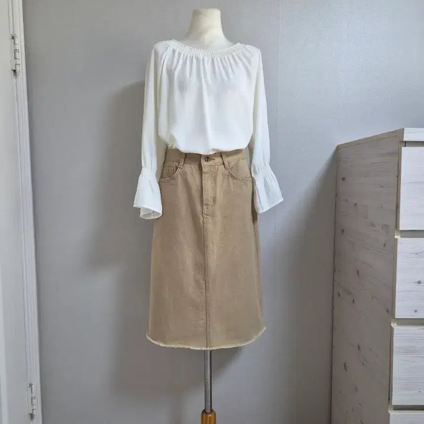 [BUNJANG] Midi Skirt (Spring/Autumn) - Size 28 (M) / (상태좋음)봄,가을 스커트 28(M)사이즈