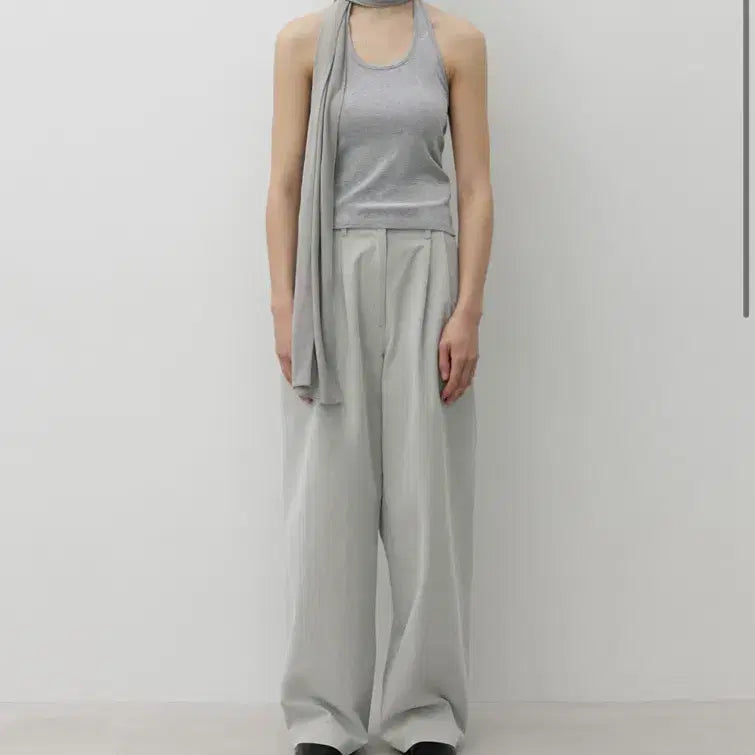 [SOLD OUT] (새상품) LFM Cotton Halter Neck Top / Gray