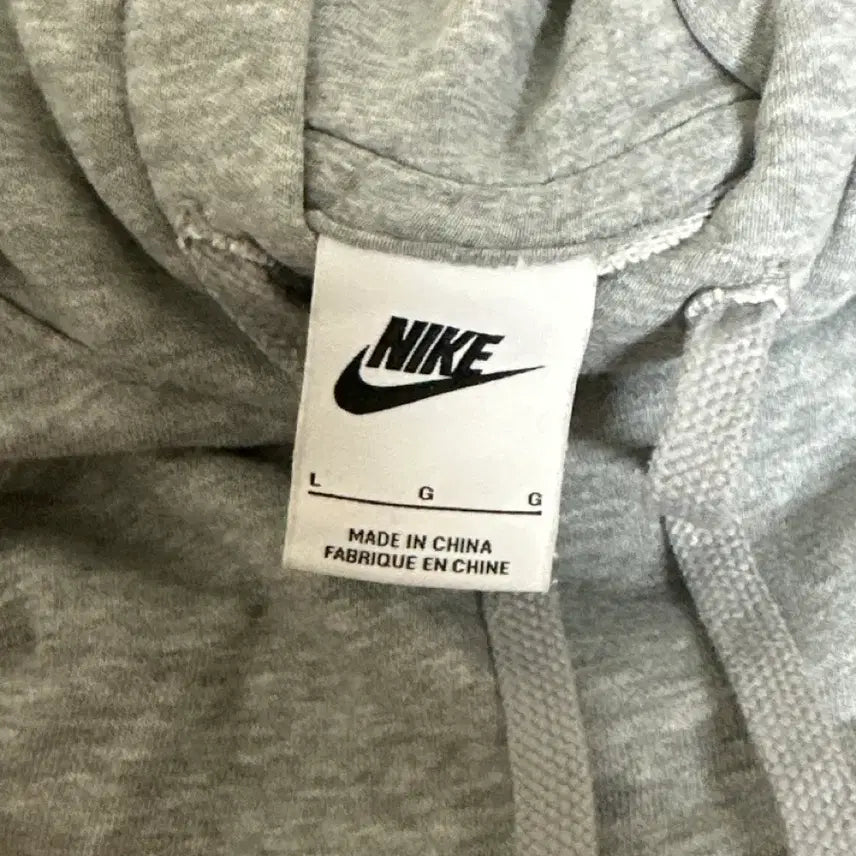 [BUNJANG] Nike Swoosh Hoodie Gray / 나이키 스우시 후드티 그레이