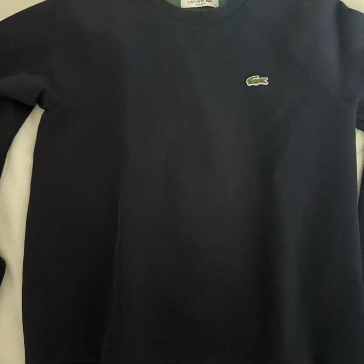 [BUNJANG] Lacoste Crewneck Sweatshirt Navy / 라코스테 맨투맨