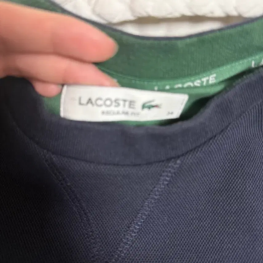 [BUNJANG] Lacoste Crewneck Sweatshirt Navy / 라코스테 맨투맨