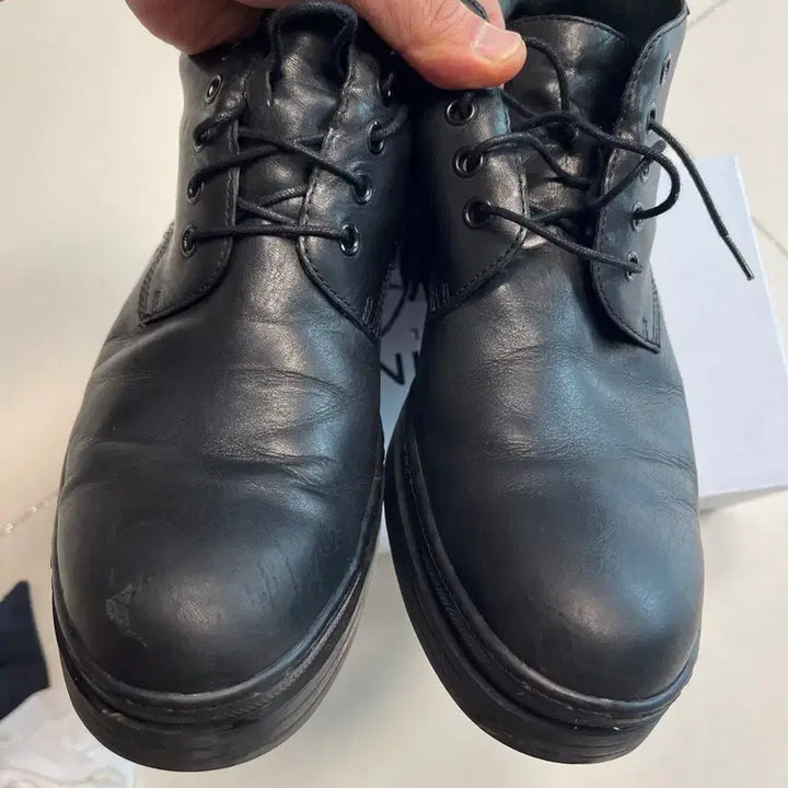 [BUNJANG] Camper Ankle Boots Black Leather Size 41 (260mm) / 캠퍼(Camper) 앵클 부츠 블랙 41(260)