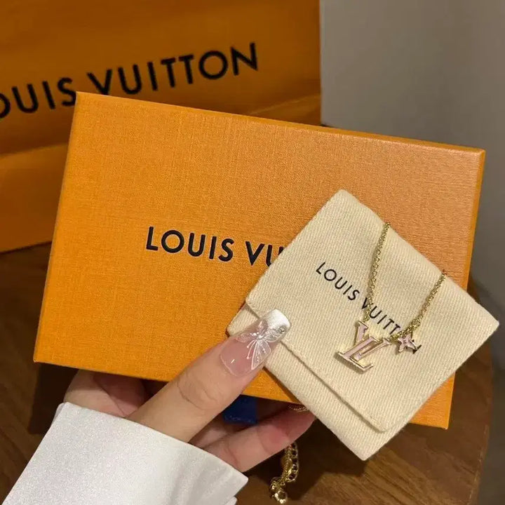 [BUNJANG] Louis Vuitton Monogram Flower Pendant Necklace / 루이비통 목걸이