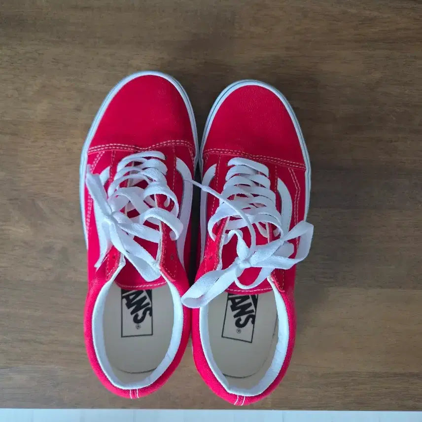 [BUNJANG] Vans Red 240 Sneakers / 반스 레드 240
