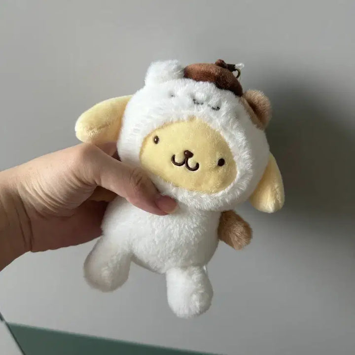 [BUNJANG] Sanrio Pompompurin Birthday Muffin Plush Charm / (구입가 30% 라스트)  폼폼푸린 생일 머핀 친구와 함께 가요
