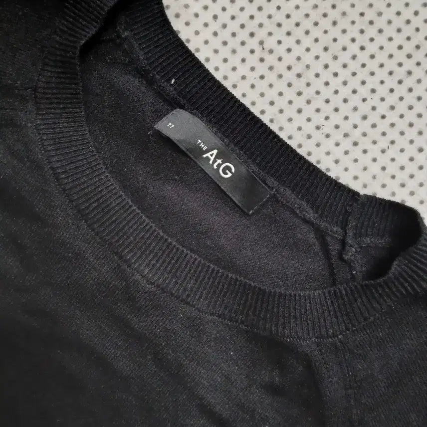 [BUNJANG] A+G Black Long Sleeve Knit / A+G 블랙 긴팔 니트