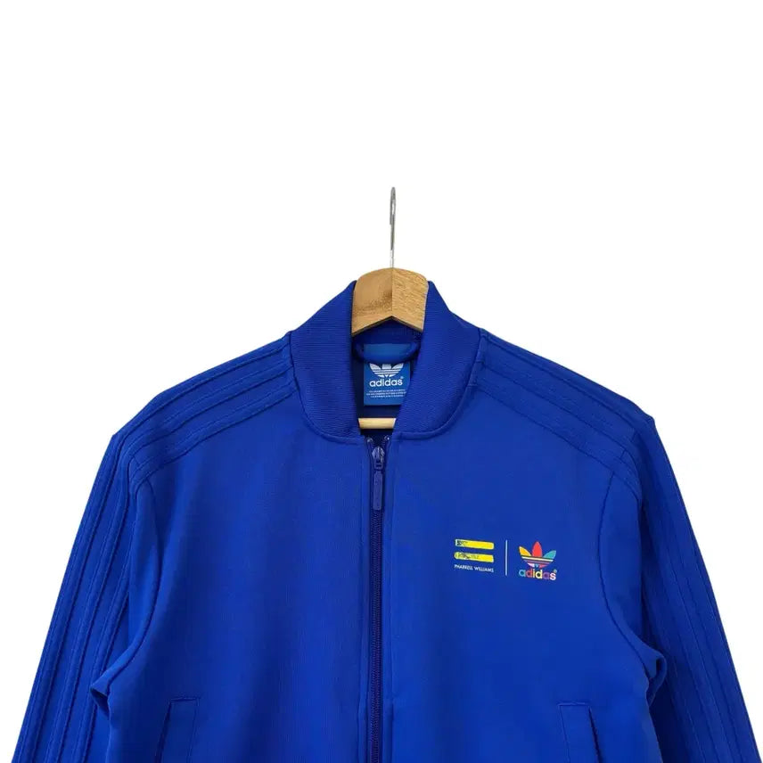 [BUNJANG] Adidas Pharrell Williams Blue Track Top Size 85 / 아디다스 퍼렐 윌리암스 블루 트랙 탑 85 정품