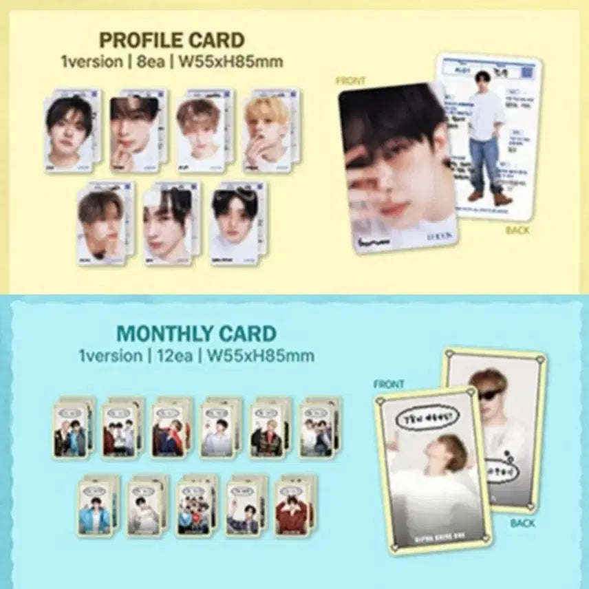 [BUNJANG] DICON Aldi Won Bundle Set Photocards / 알디원 디아이콘 포카 세트 일괄 양도