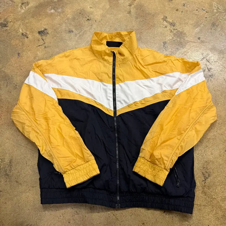 [BUNJANG] Under Armour Color Block Windbreaker Jacket Yellow Black / [정품/M] 언더아머 컬러 블록 바람막이 자켓 옐로우 블랙