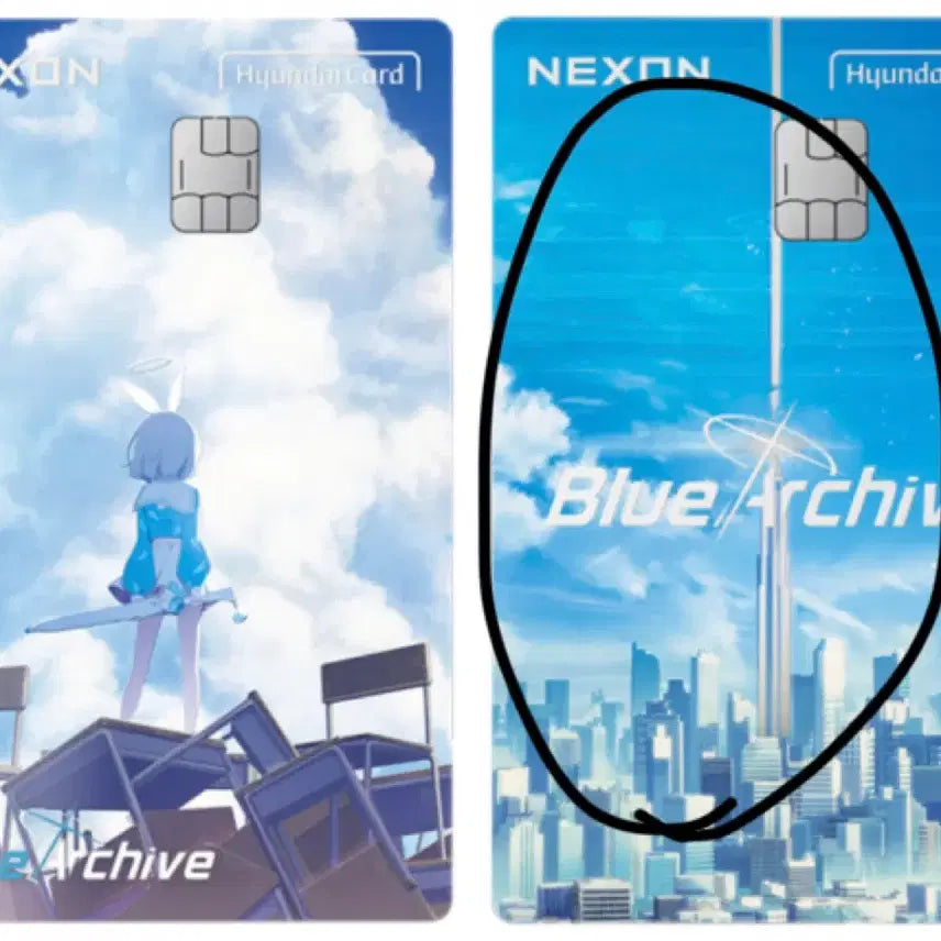[BUNJANG] Blue Archive Hyundai Card Limited Edition Plate / 구매)블루아카이브 현대카드 한정판 플레이트