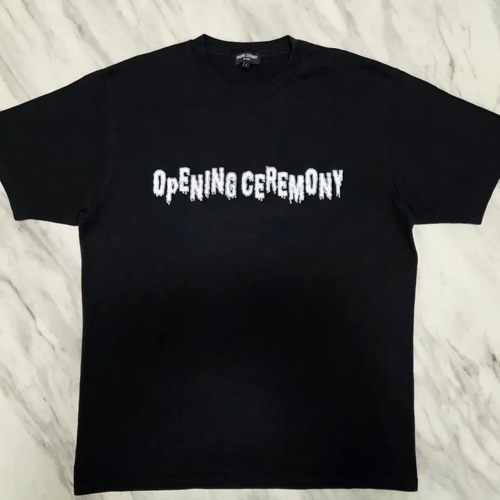 [BUNJANG] Opening Ceremony Logo Print Short Sleeve T-Shirt / 오프닝세레머니 로고프린트 반팔티셔츠