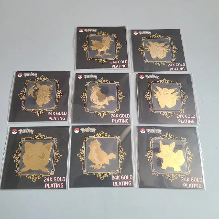 [BUNJANG] Pokemon 24k Gold Cards Bundle Set / 포켓몬 24k 골드 팝니다.