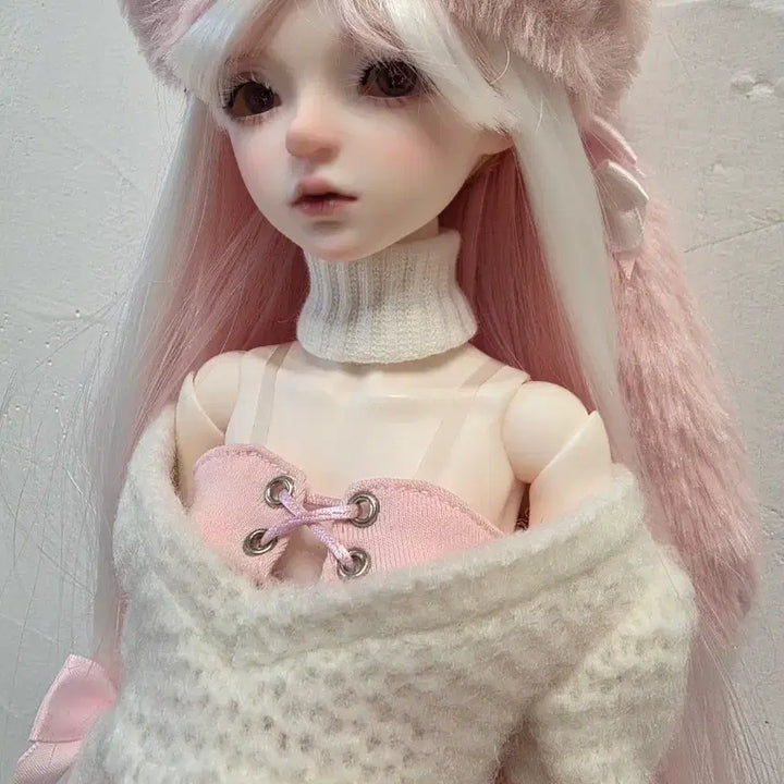 [BUNJANG] MSD Ball-Jointed Doll Girl (Includes Wig/Outfit) / 구체관절 MSD 여아 (가발/의상 포함)