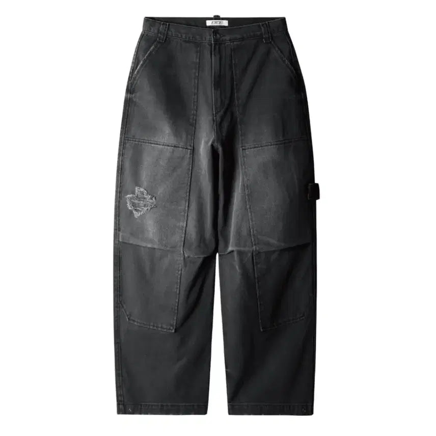 [BUNJANG] ETCE Washed Gardener Pants Black / [XL] ETCE 워시드 가드너 팬츠 블랙