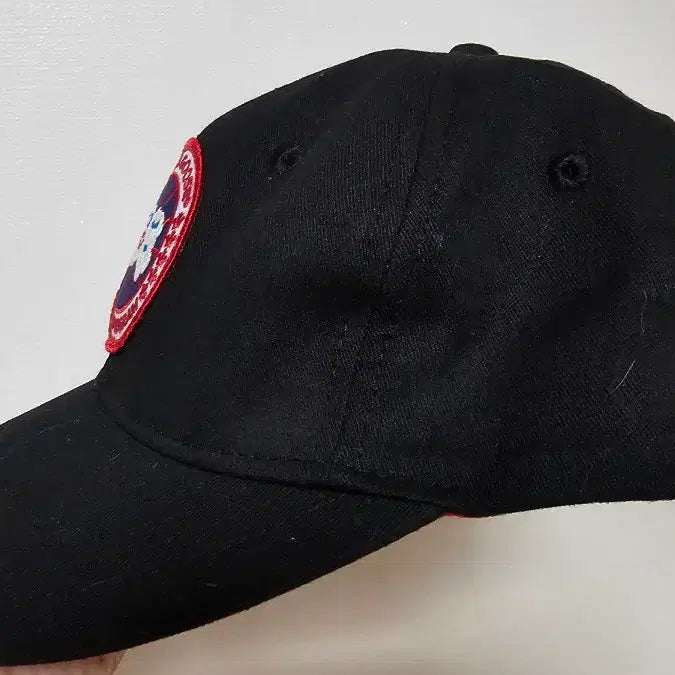 [BUNJANG] Canada Goose Black Ball Cap / 캐나다구스 정품 블랙 볼캡