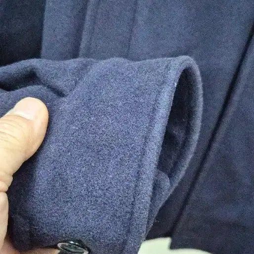[BUNJANG] Burberry Navy Wool Blouson Jacket / 버버리 네이비 울 블루종 자켓