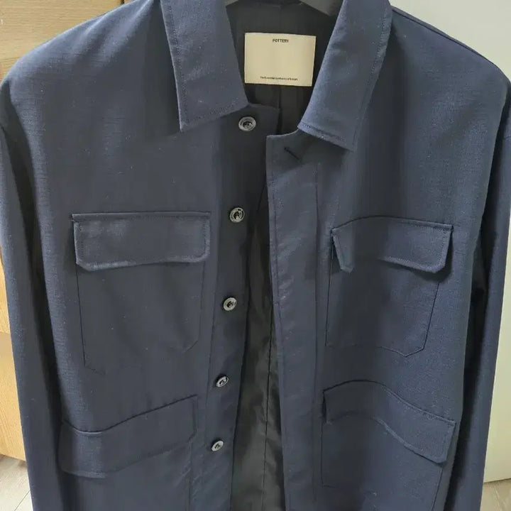 [BUNJANG] POTTERY Navy Work Jacket Size 2 / POTTERY 포터리 네이비 워크 자켓 2사이즈 (거의 새제품)