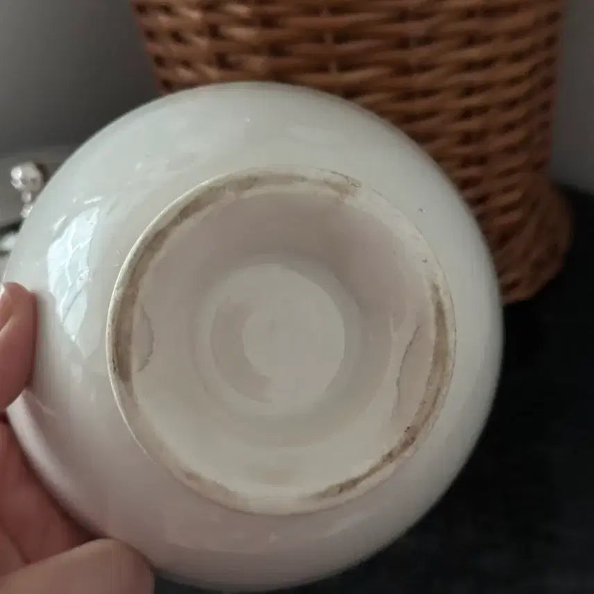 [BUNJANG] Antique French White Ball Trinket Dish / 엔틱 엔틱 빈티지 프랑스 화이트볼