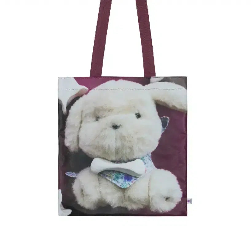 [BUNJANG] OOOHOO Dog Tote Bag Wine / 코이세이오 OOHOO 강아지 토트백 와인