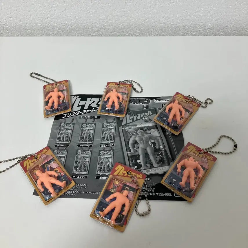 [BUNJANG] Kaiketsu Man Blaster Gacha Set (6 Variants) / 쾌걸근육맨 블러스터 가챠 (6종 컴프)
