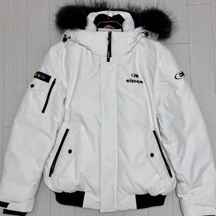[BUNJANG] Eider Stooky Down Jacket Black Fur White / 아이더 스투키 다운 자켓 블랙퍼