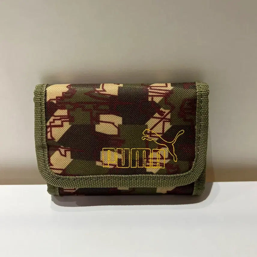 [BUNJANG] Puma Camouflage Velcro Wallet / Puma 푸마 카모플라쥬 벨크로 찍찍이 지갑
