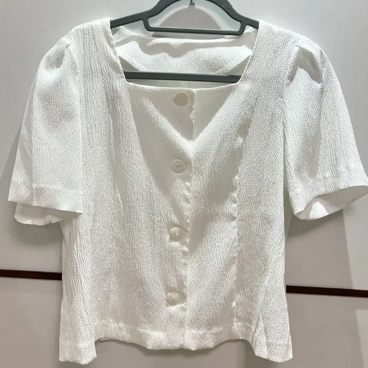 [BUNJANG] MIXXO Square Neck Blouse - M / MIXXO(미쏘) 스퀘어넥 블라우스