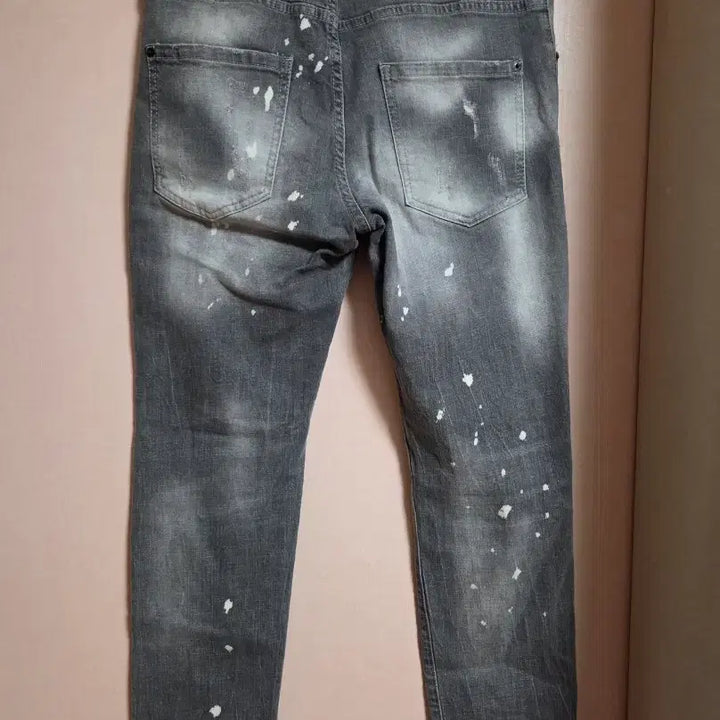 [BUNJANG] Dsquared2 Grey Distressed Jeans / 디스퀘어드2 그레이 데미지 청바지